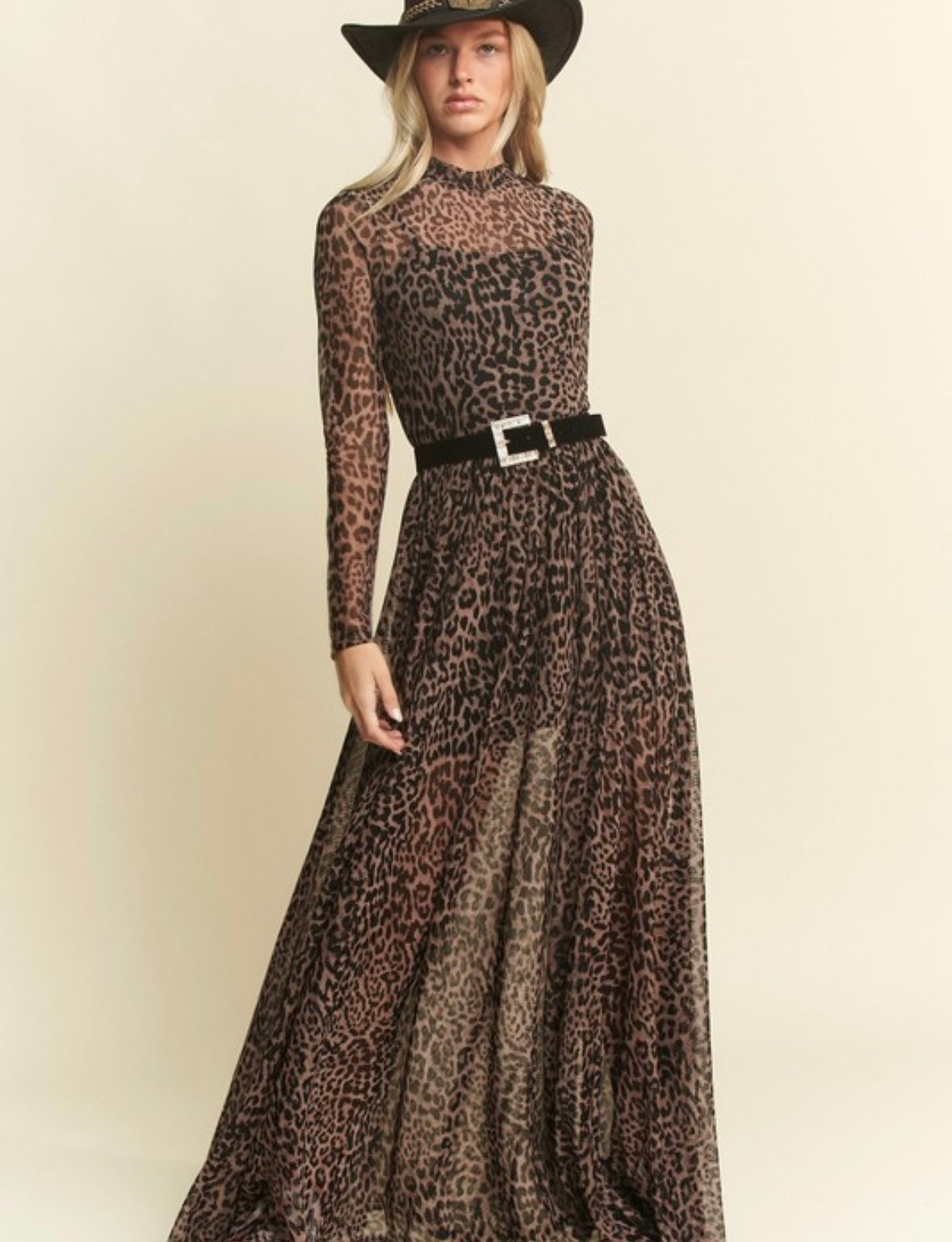 LOL Animal Print Maxi Dress (CURVY)