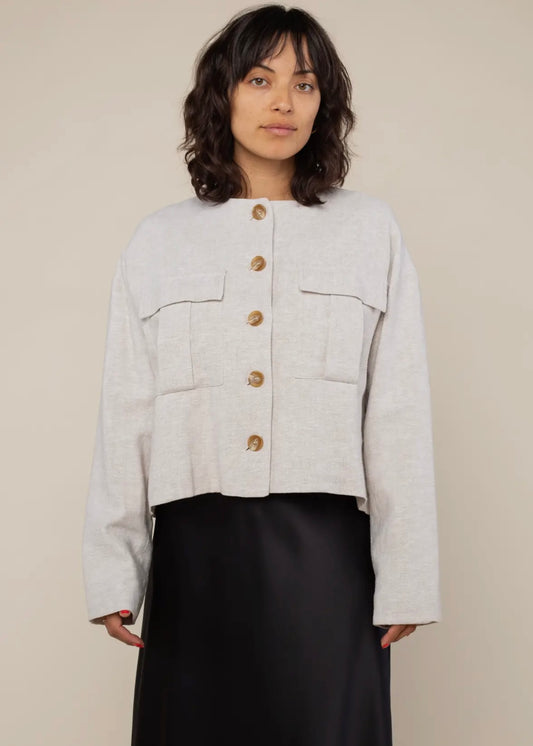 Cropped Utility Jacket