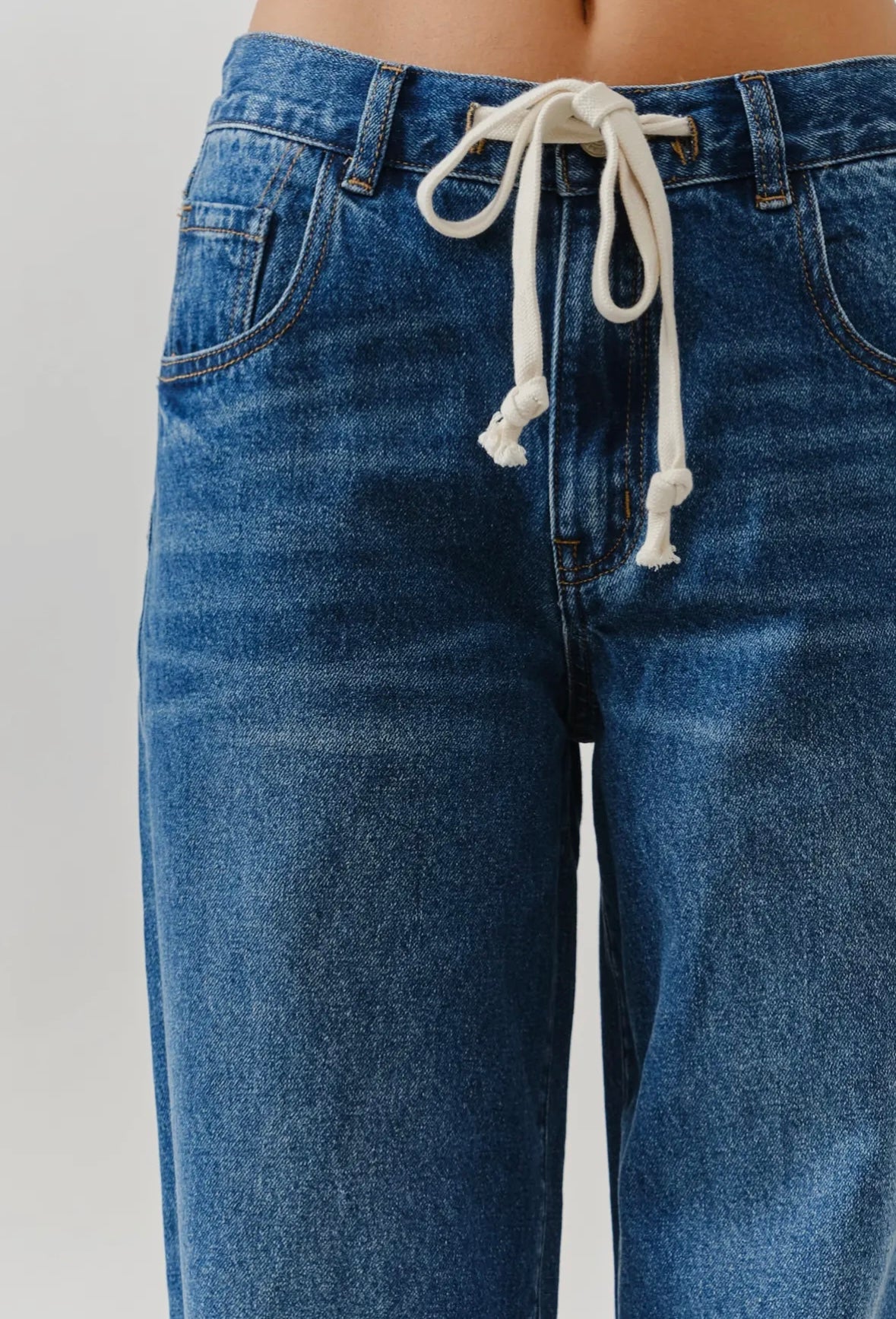 A Drawstring Denim