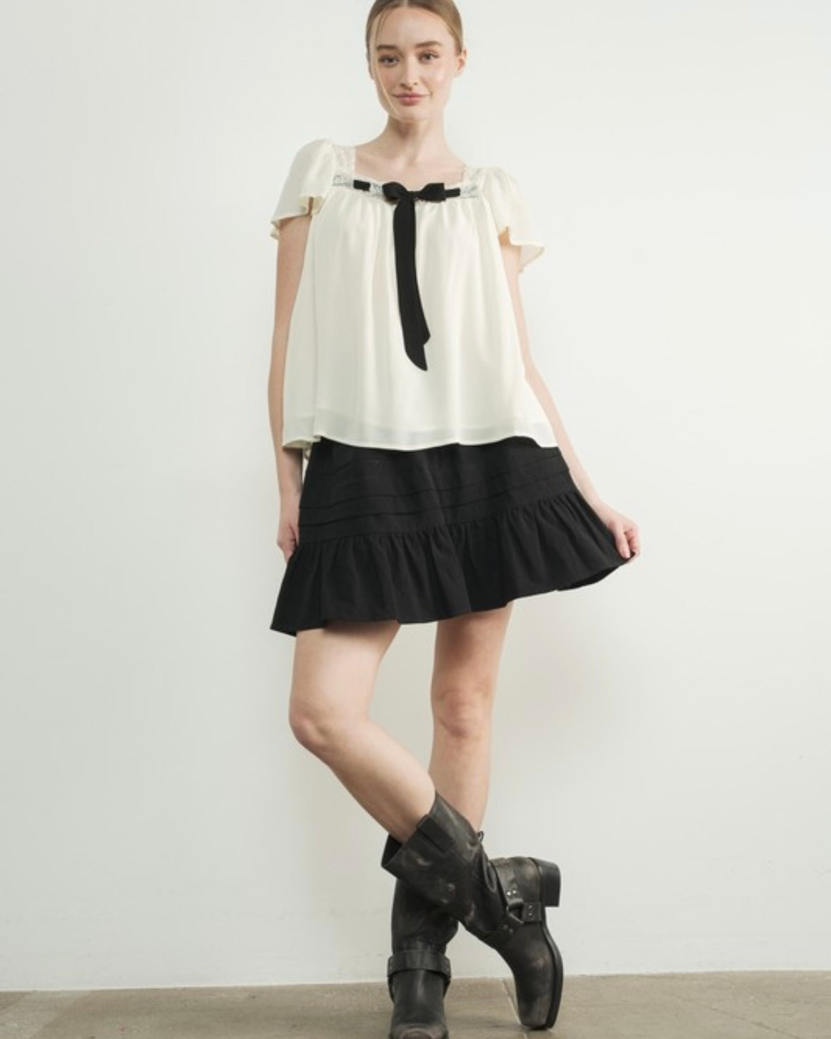 A Romantic Ribbon Blouse