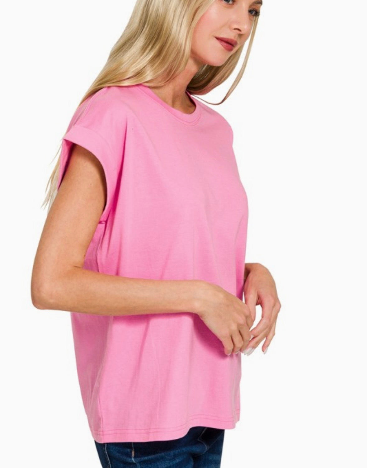 A Folded Sleeve Tank (+ CURVY)