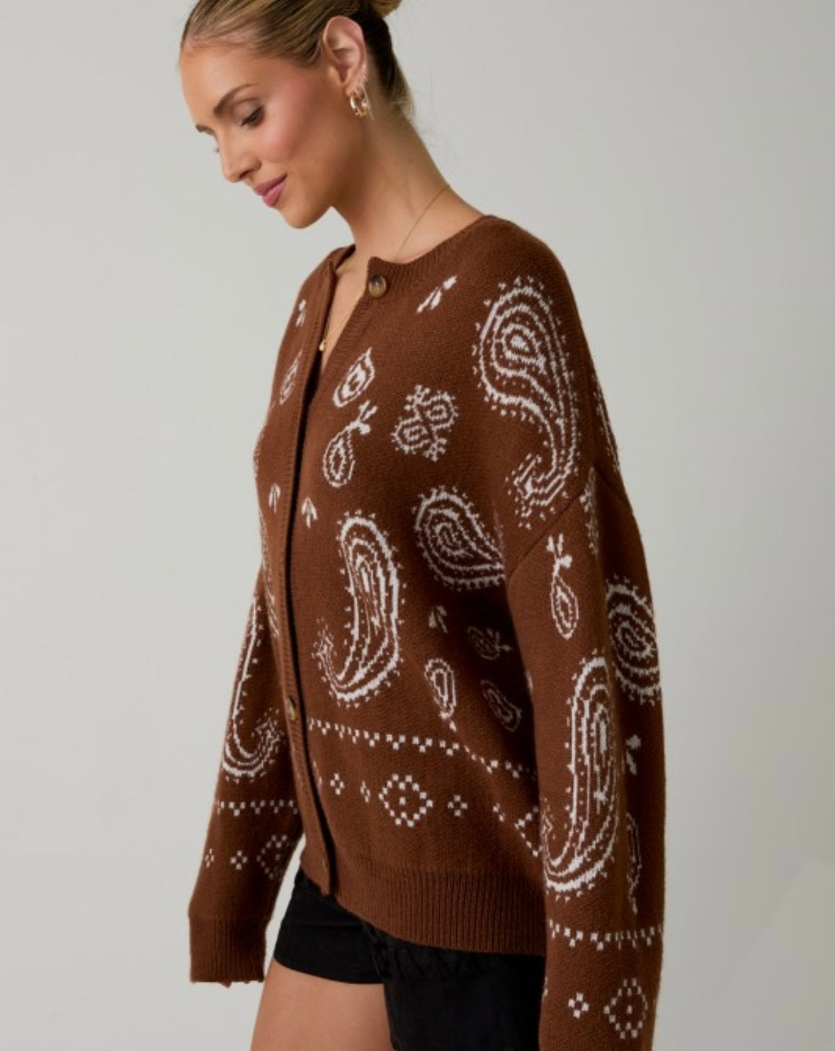 Paisley Cardi (CURVY) LOL L