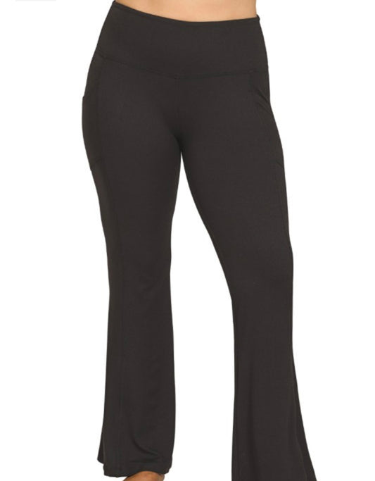 A CURVY Flared Athletic Pant LOL 1X