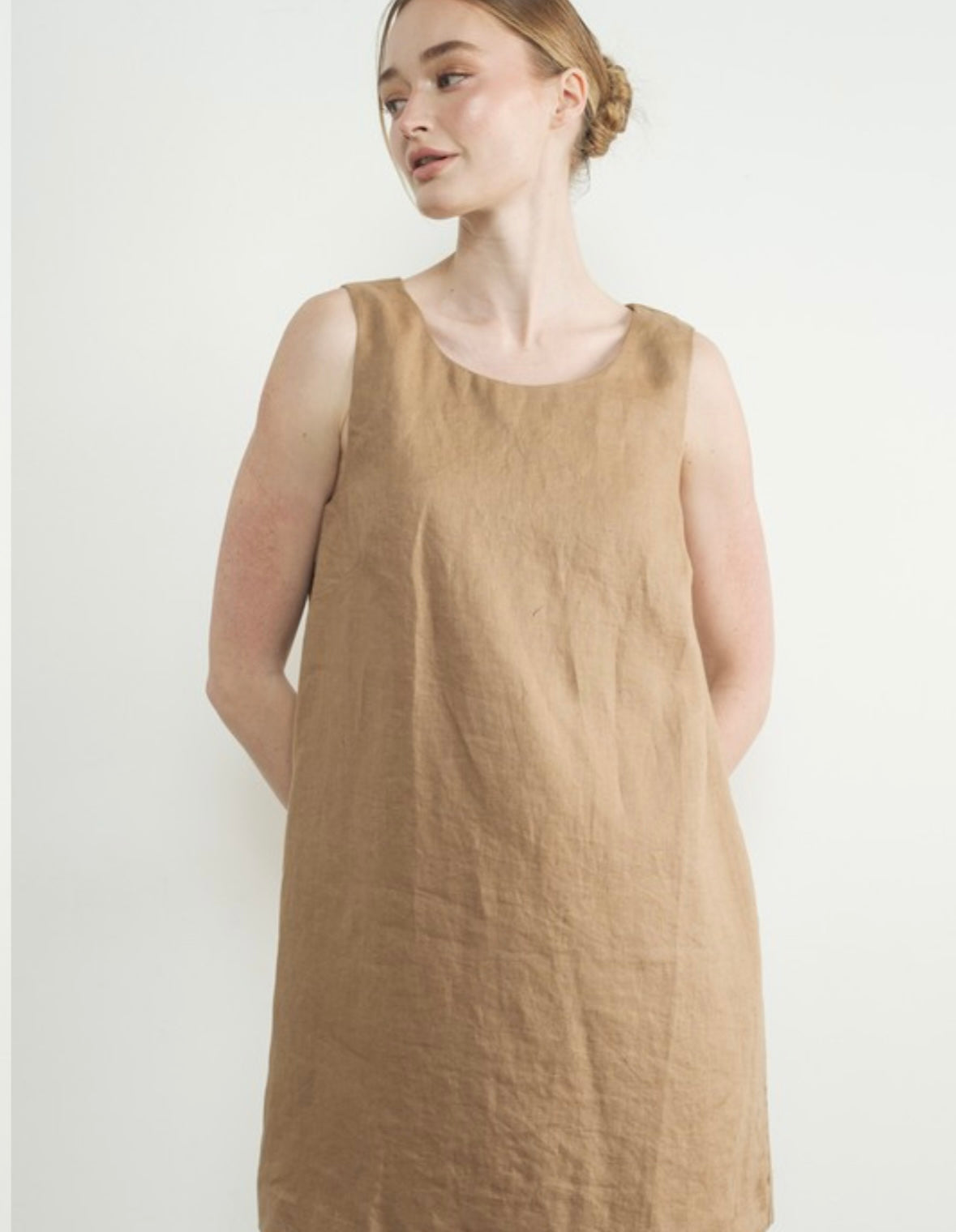 A Linen Shift Dress