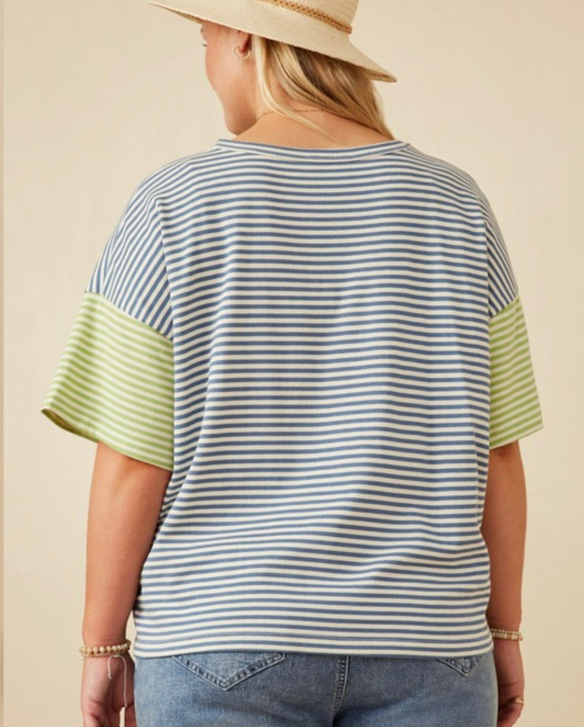 A Curvy Striped Tee