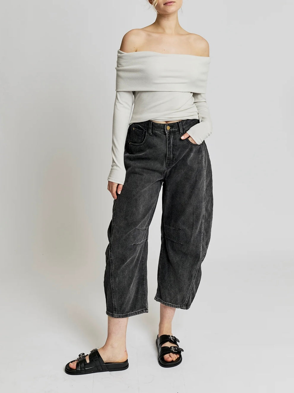 An Elevated Off the Shoulder Top LBLC