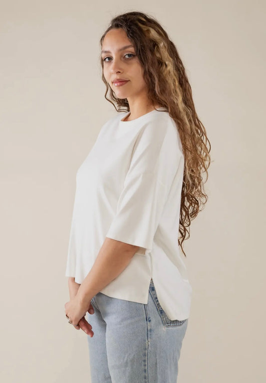 A Curvy Box Tee USA Made