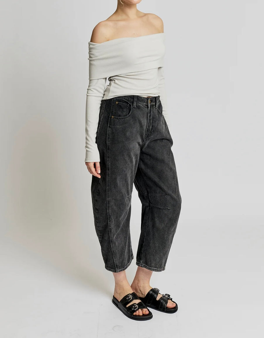 An Elevated Off the Shoulder Top LBLC