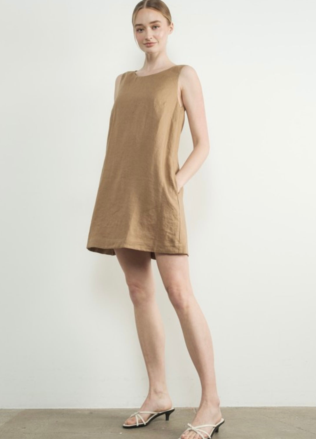 A Linen Shift Dress