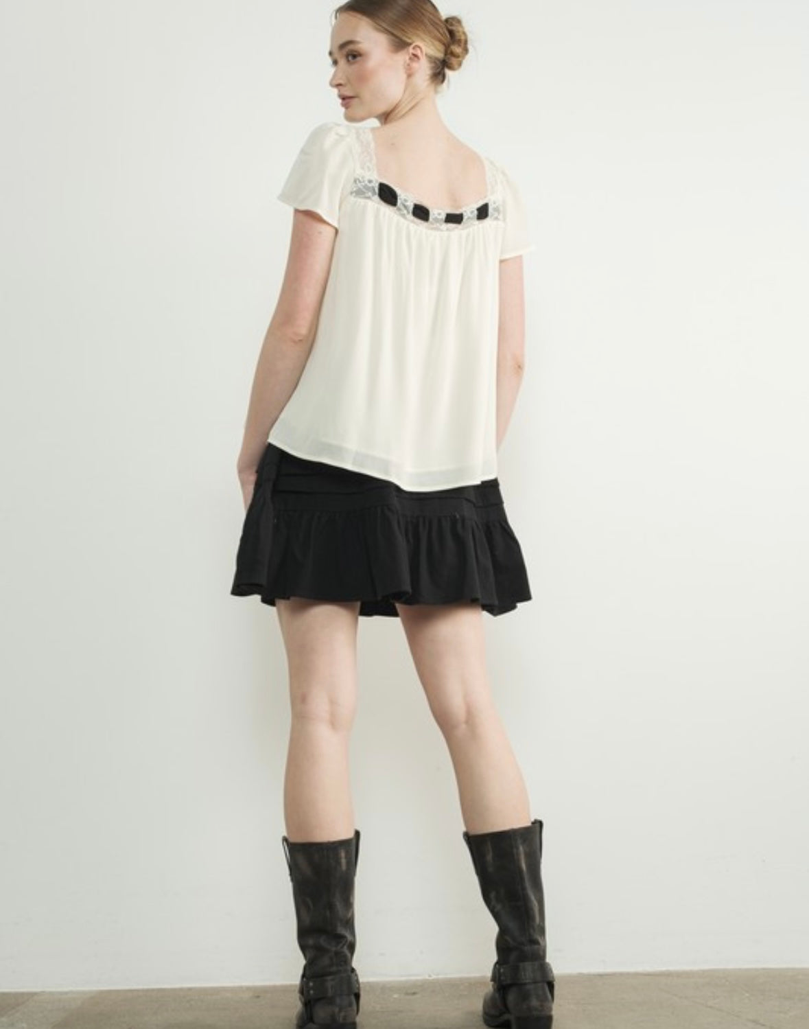 A Romantic Ribbon Blouse
