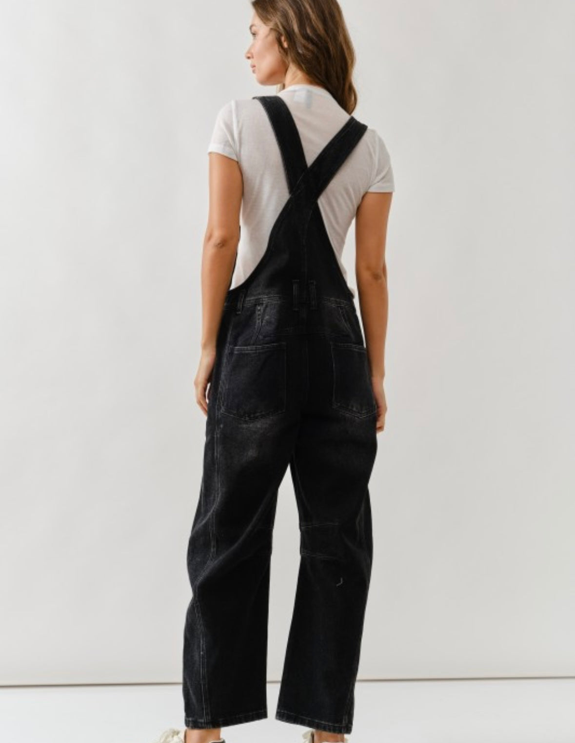 A Denim Barrel Overall