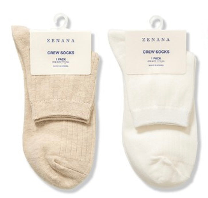 Cotton Crew Sock