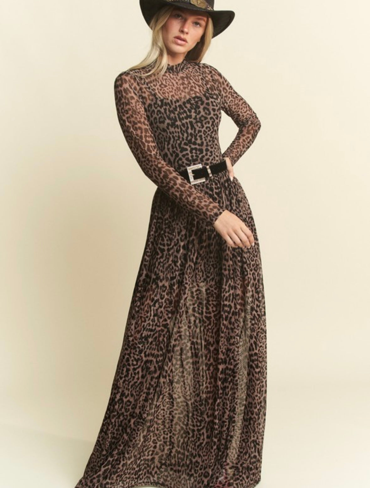 LOL Animal Print Maxi Dress (CURVY)