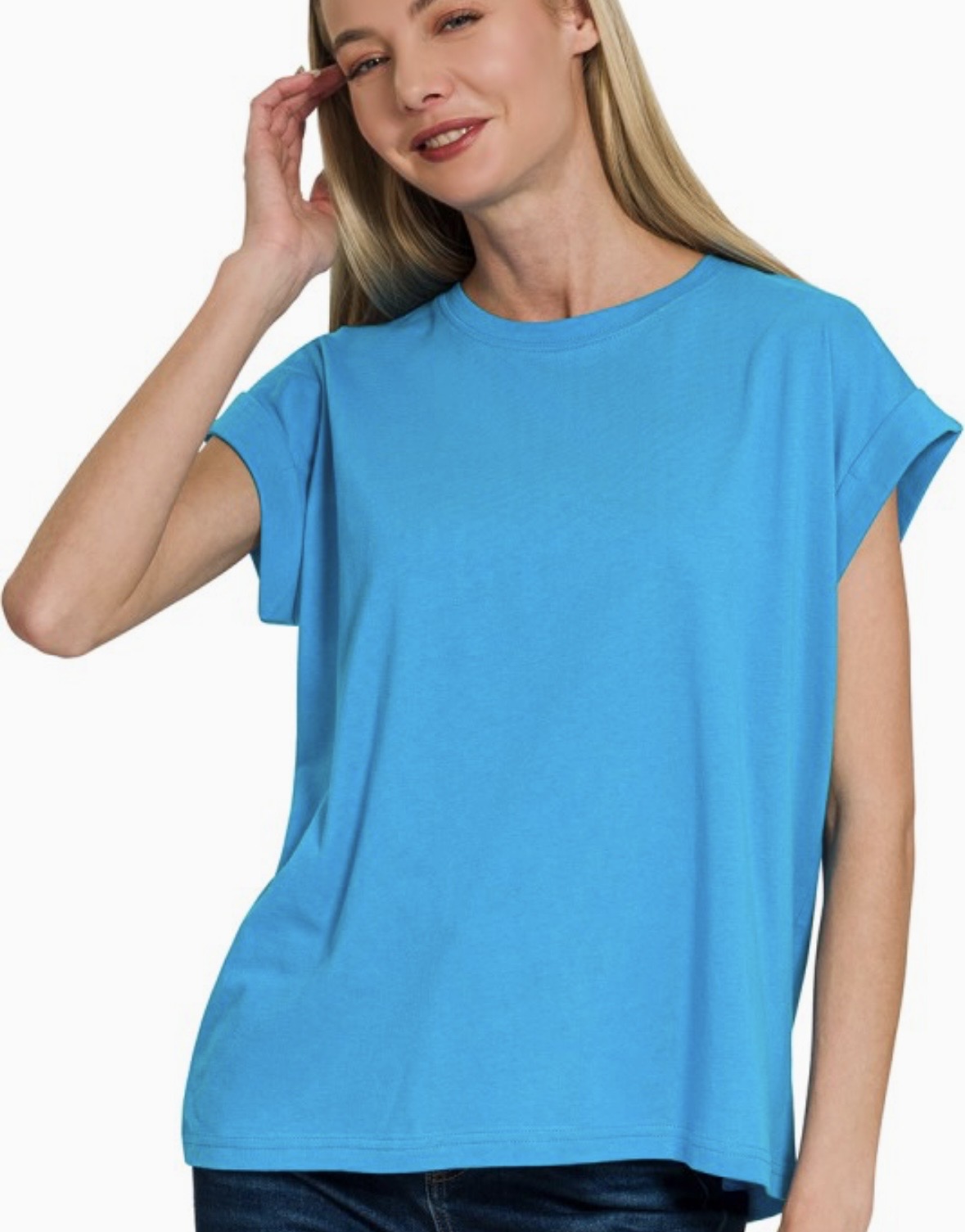 A Folded Sleeve Tank (+ CURVY)