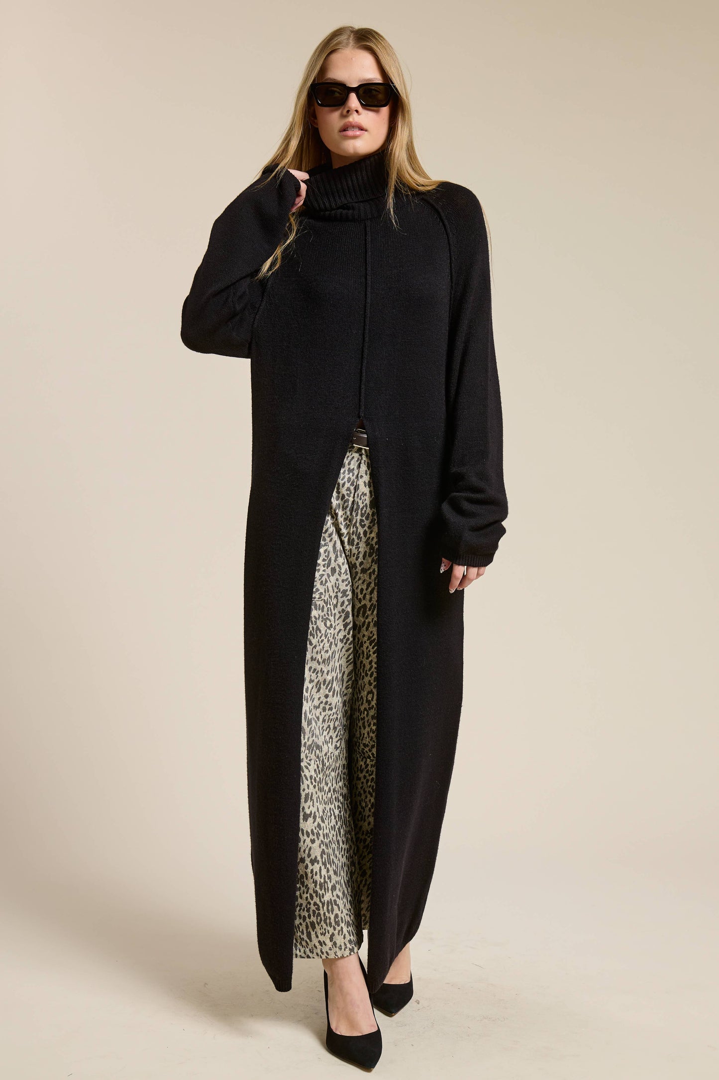 Turtleneck Maxi Tunic  LOL S