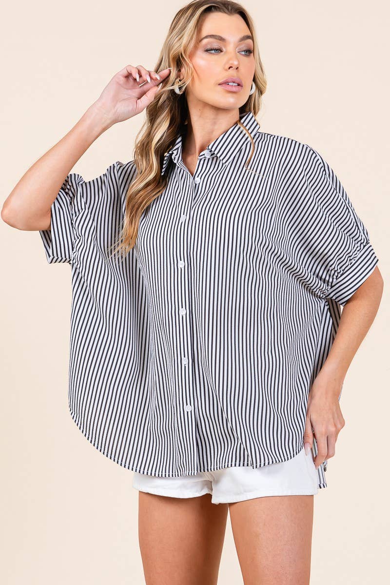 A Curvy Button Down LOL M