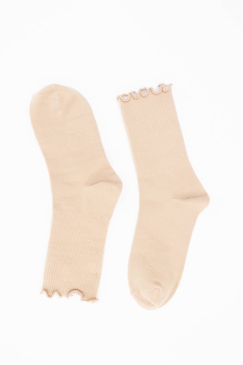 A Lettuce Edge Crew Sock