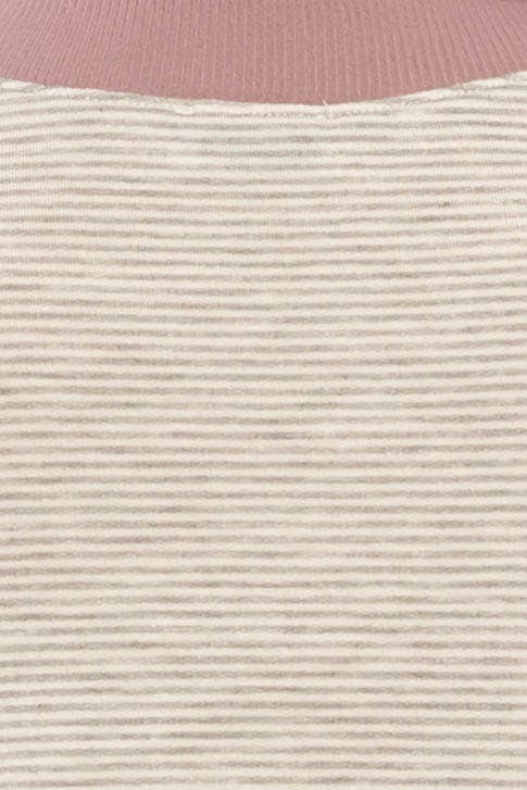 Curvy Stripe Long Sleeve Tee